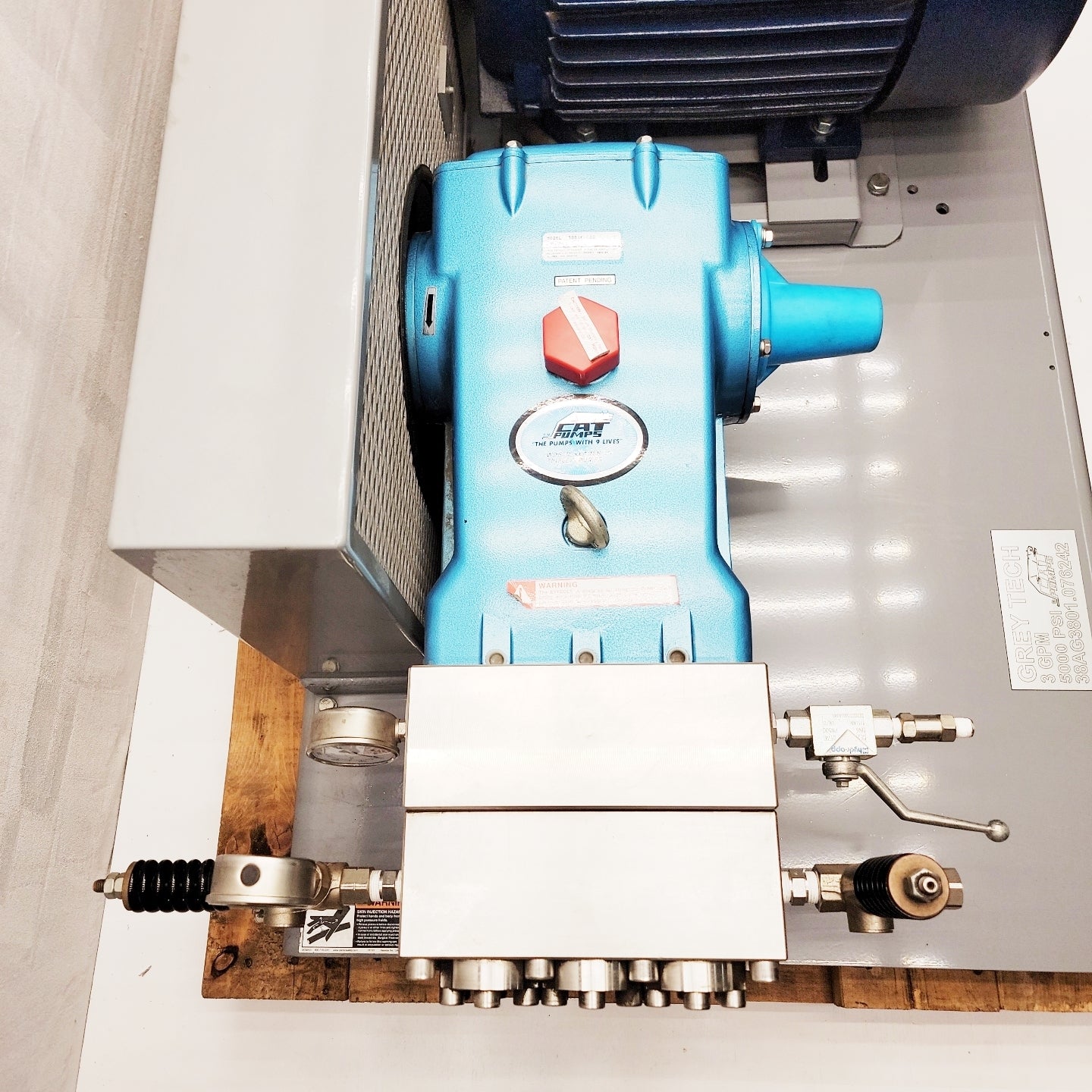 Cat Pump 3801k.CO2 15 HP Motor