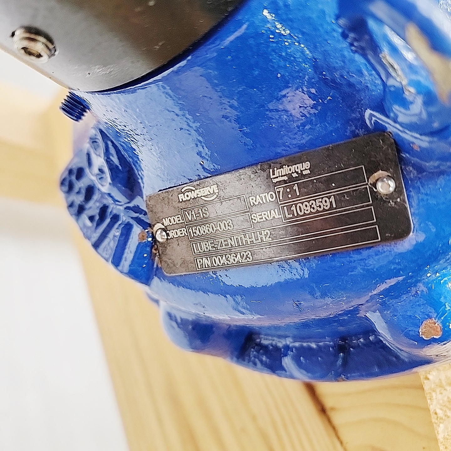 Flowserve V1-1S 4″ Globe Valve 7:1 Ratio