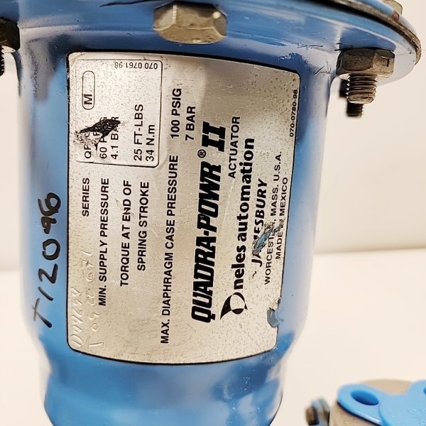 Neles Jamesbury 1/2″ 5150 Ball Valve 316SS Quadra-Power II 100 PSIG