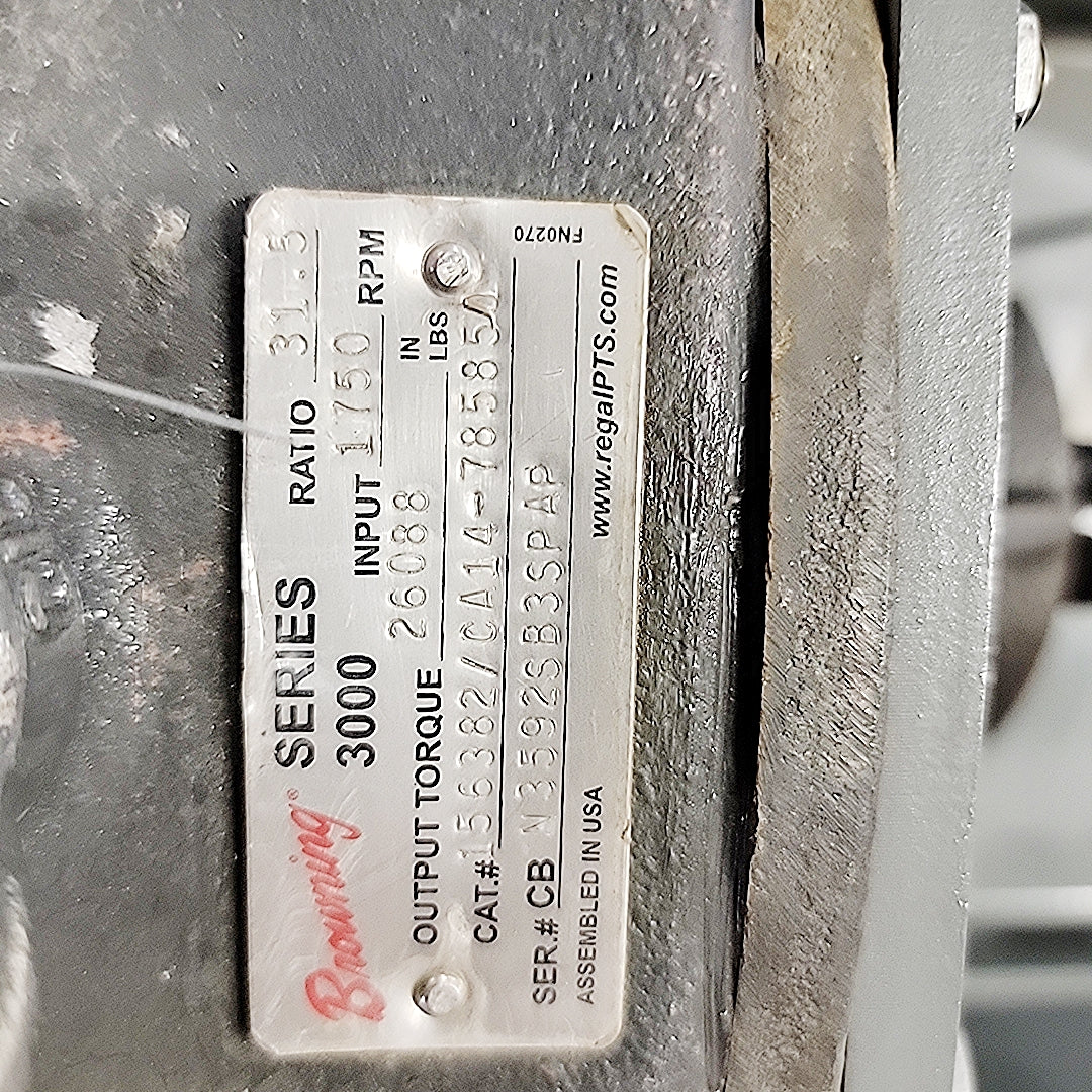 Browning 3000 Series Gear Reducer 31.5:1 Ratio