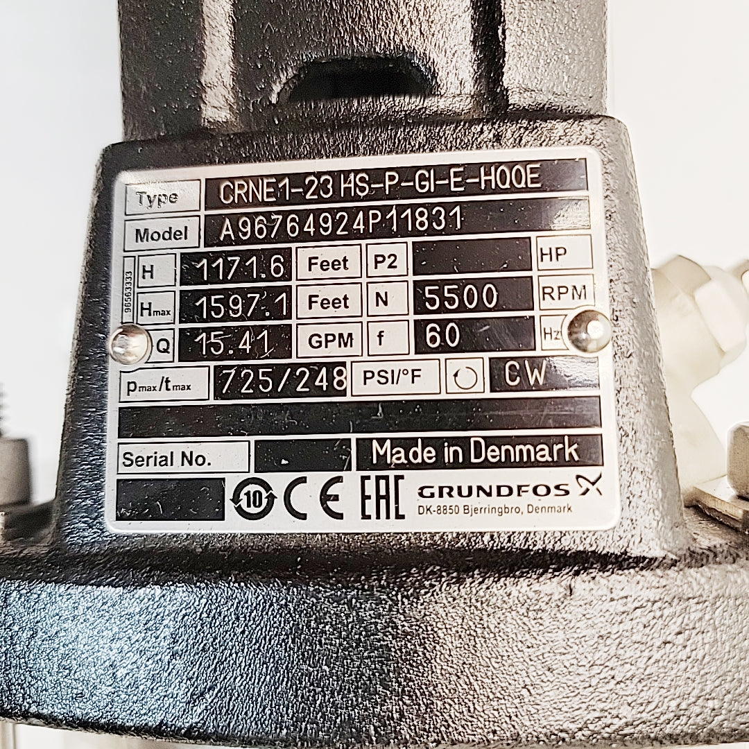 Grundfos CRNE1 Multistage Centrifugal Pump