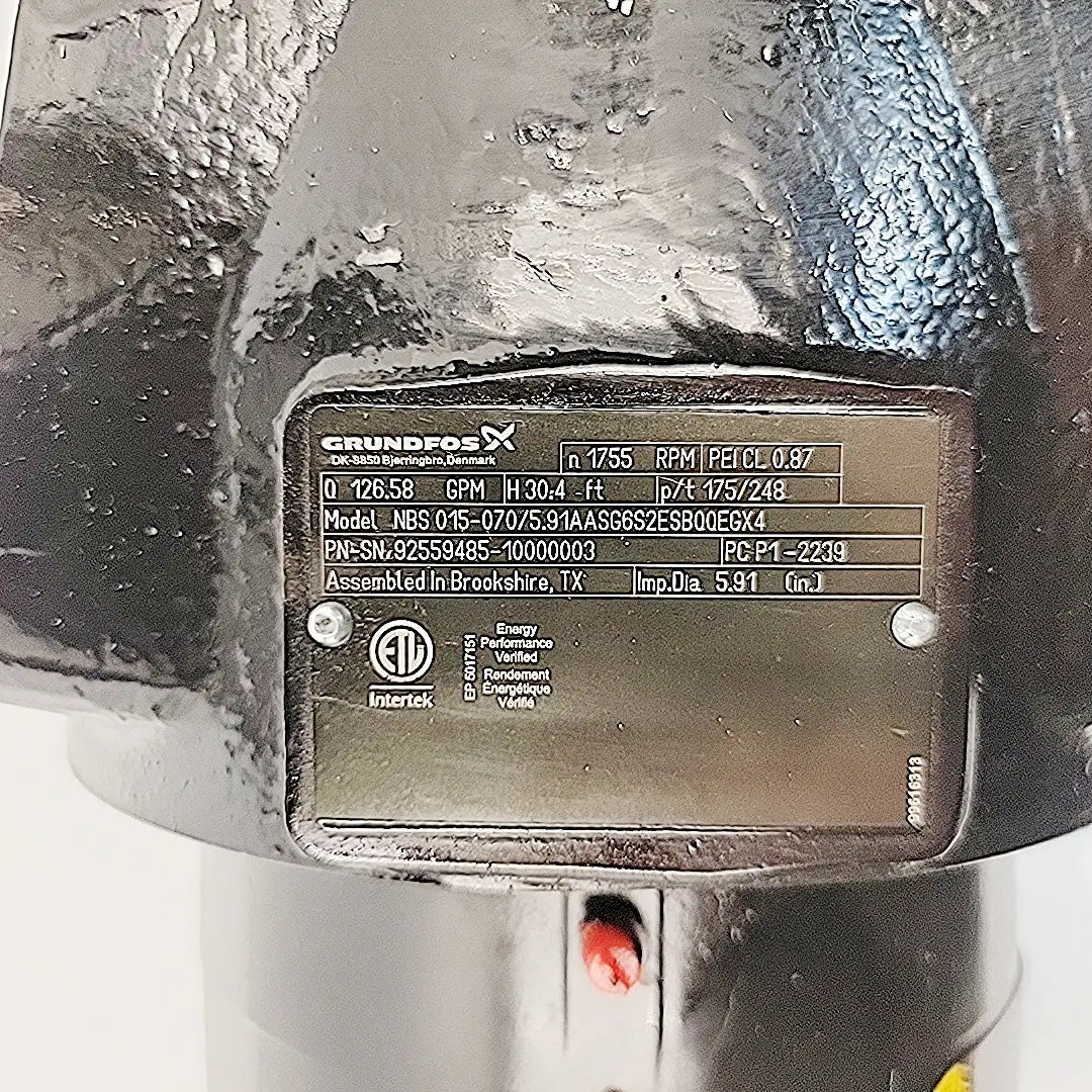 Grundfos NBS015-070 Split Coupled End Suction Pump