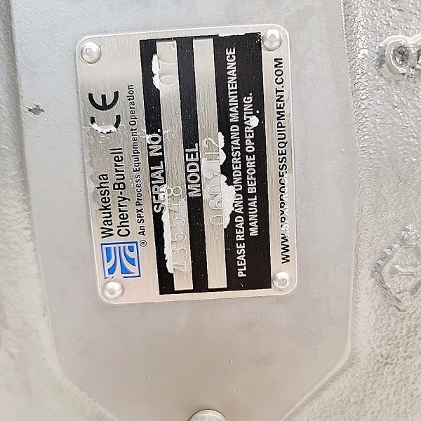Waukesha Cherry-Burrell 060 U2 Positive Displacement Pump
