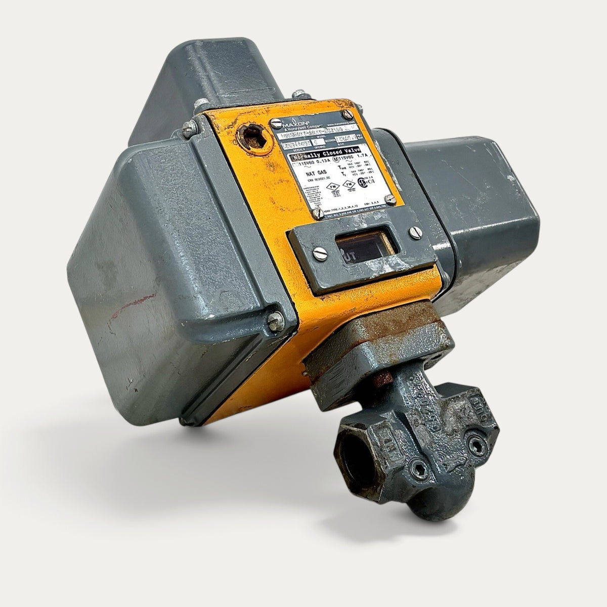 Maxon 100SMA12-AA11-BB21A0 Gas Shutoff Valve as shown