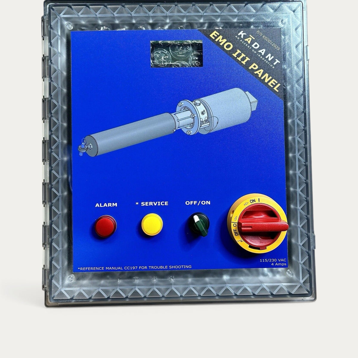 Kadant EMO III Single Station Control Panel as shown