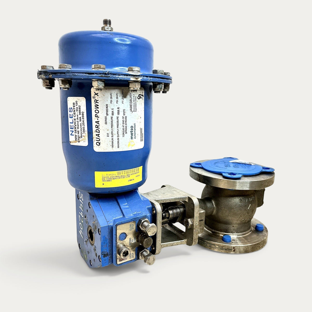Jamesbury 3" 150# / RECA03CJJST 3 in Control Ball Valve