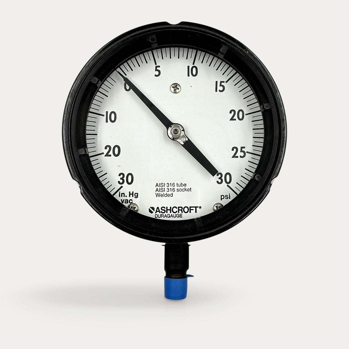 Ashcroft 45-1279-SS-02L-30IMV&30# Duragauge Solid Front Pressure Gauge as shown