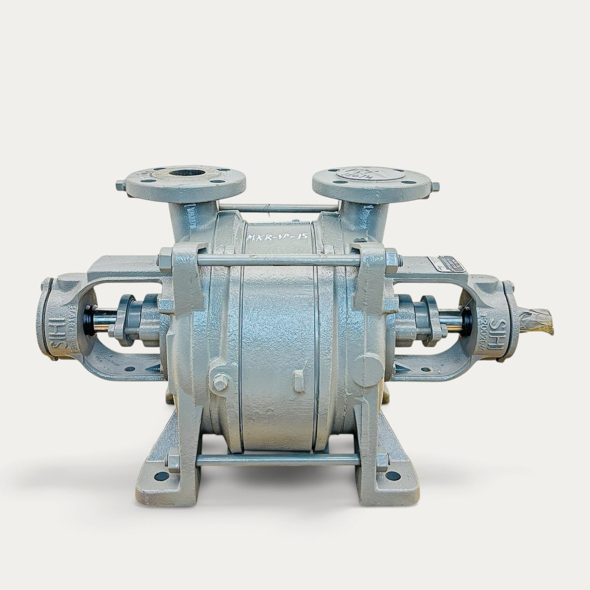 Flowserve SIHI KPHR 3408 AB 001 0E 2 Liquid Ring Vacuum Pump Compressor as shown