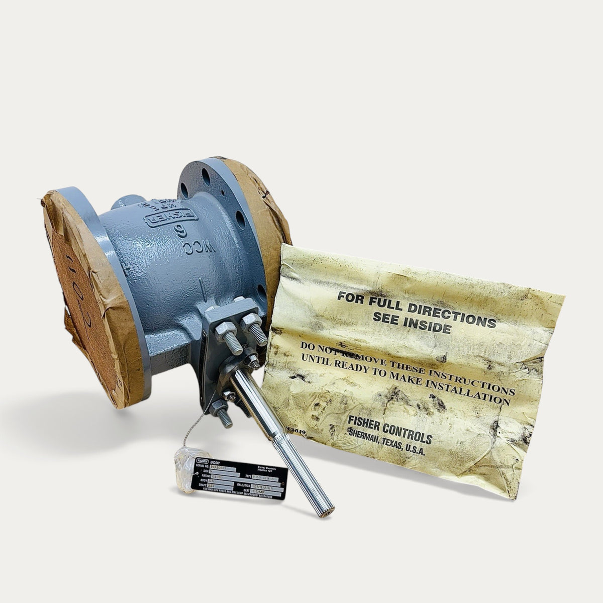 Fisher V150 SER B 6 in Control Valve