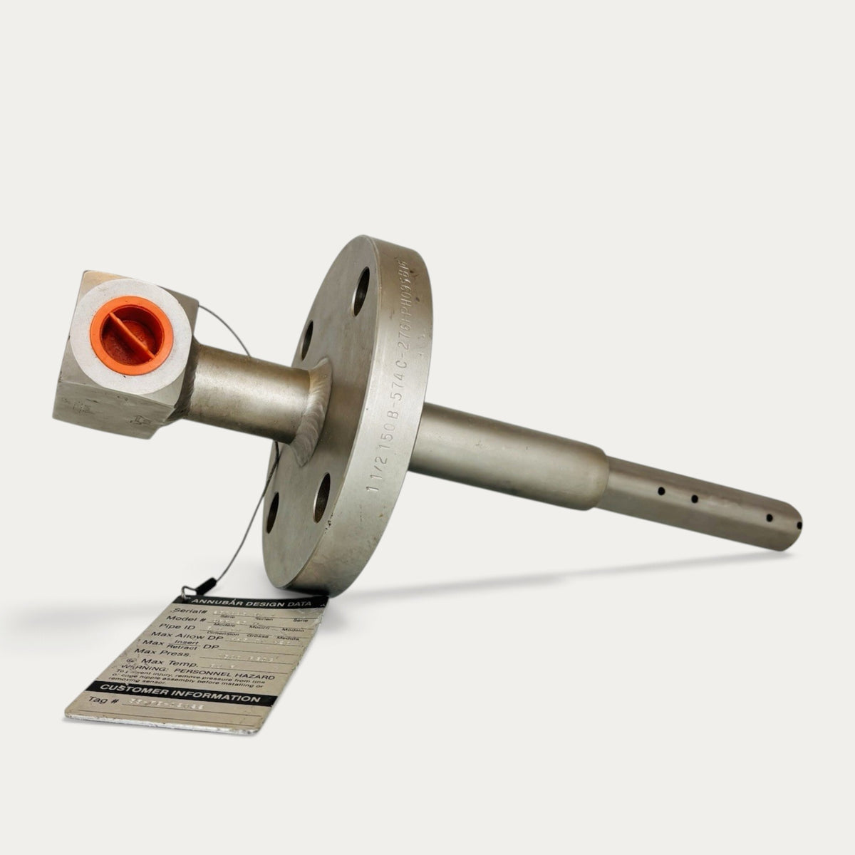 Dieterich Standard DFF-25M Diamond II Annubar Flow Sensor as shown