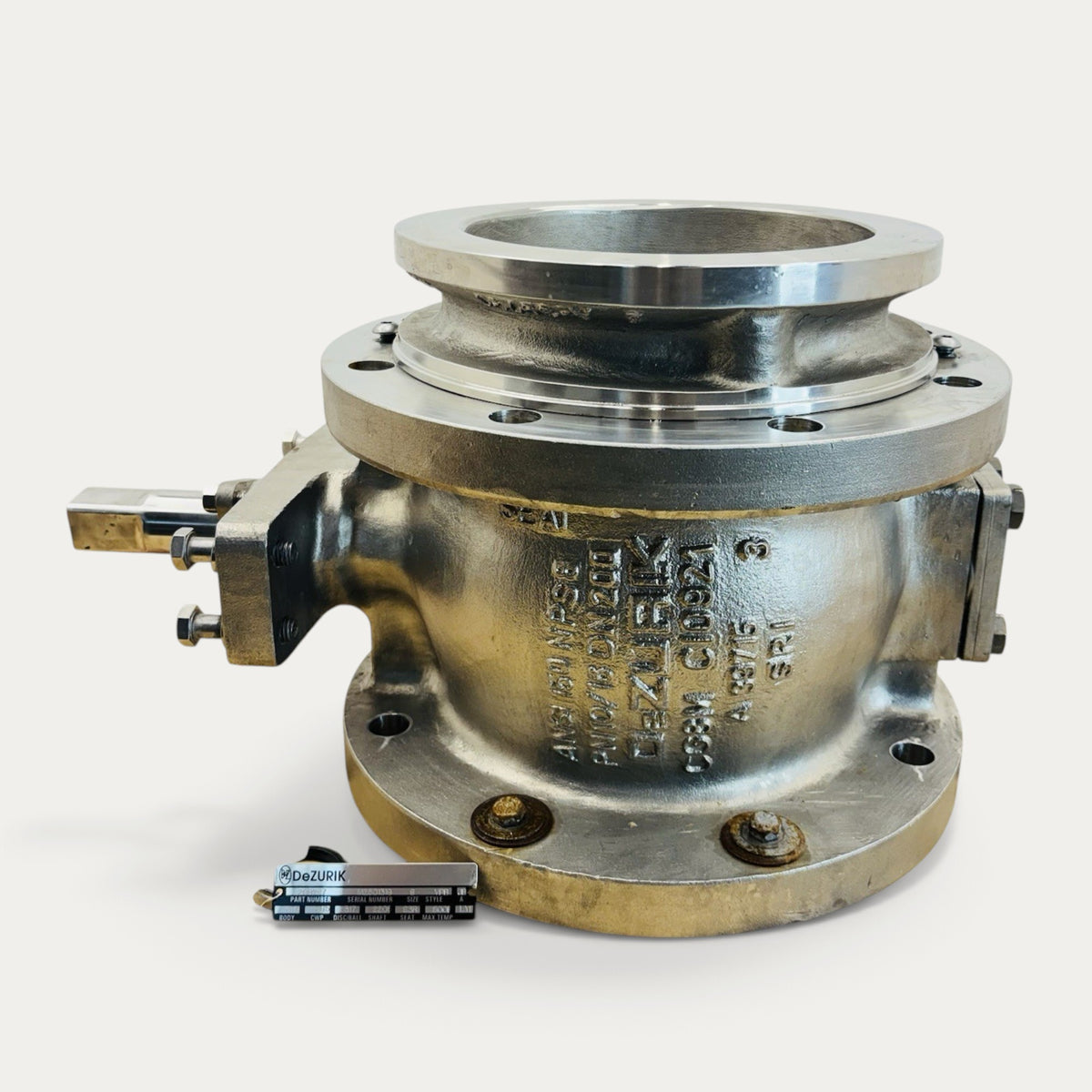 DeZURIK VPB V-Port Ball Valve as shown