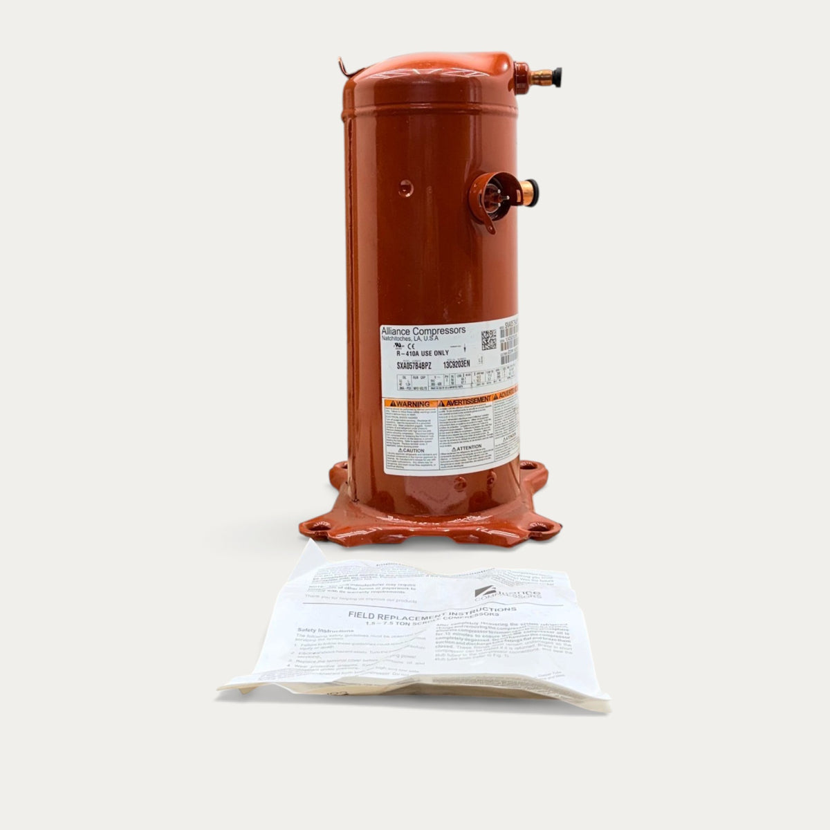 Alliance Compressors SXA057B4BPZ Scroll Compressor