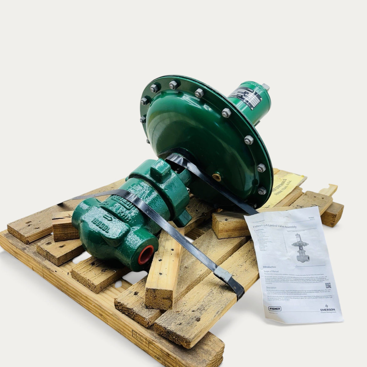 Fisher D4 1 in body, 3/8 in port Control Valve