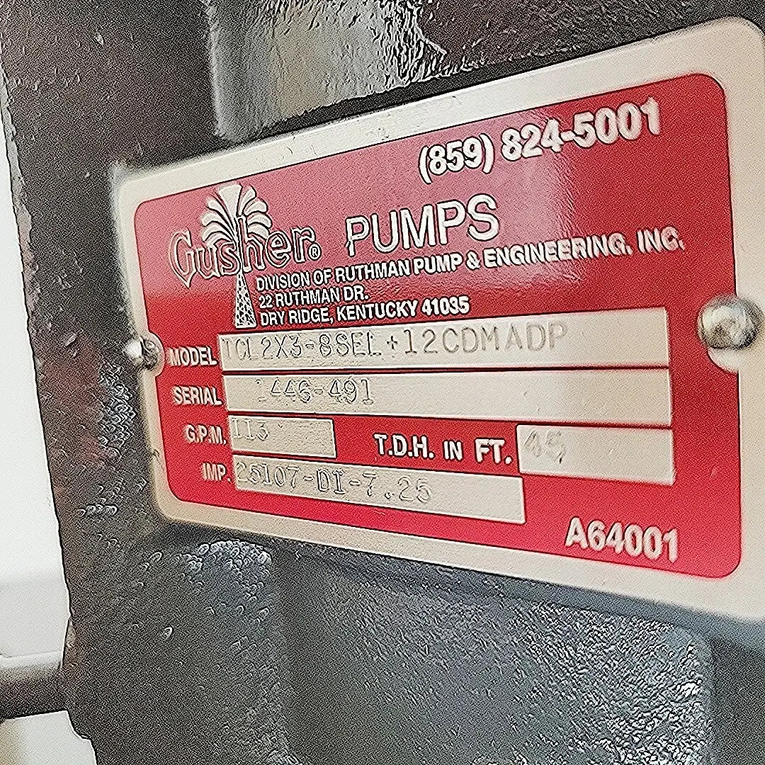 Gusher 7600 TCL 2×3-8SEL Heavy Duty Vertical Pump
