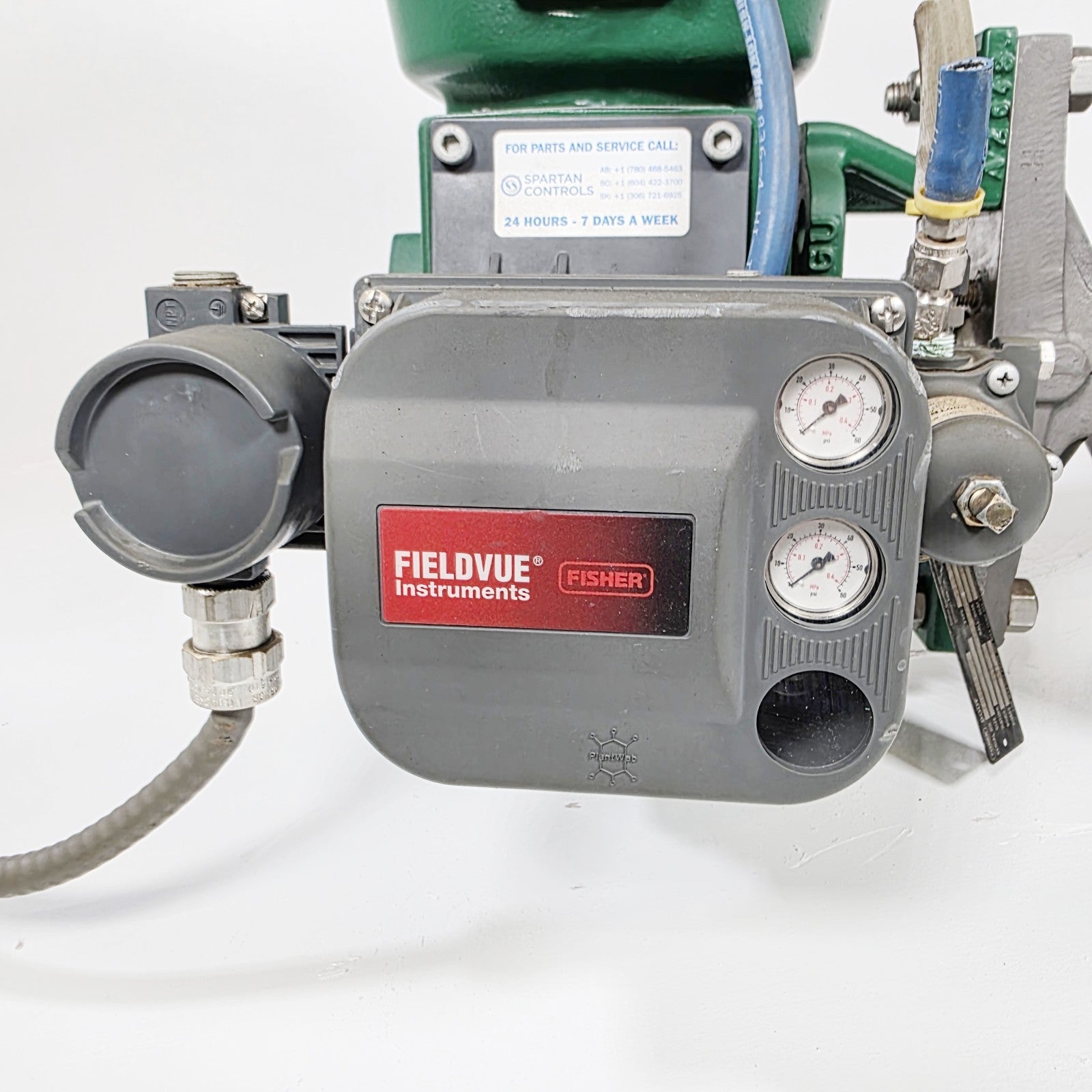 Fisher 8" V200 SER B Valve CL-150/300 CG8M With 2052 Size 2 Pneumatic Acuator