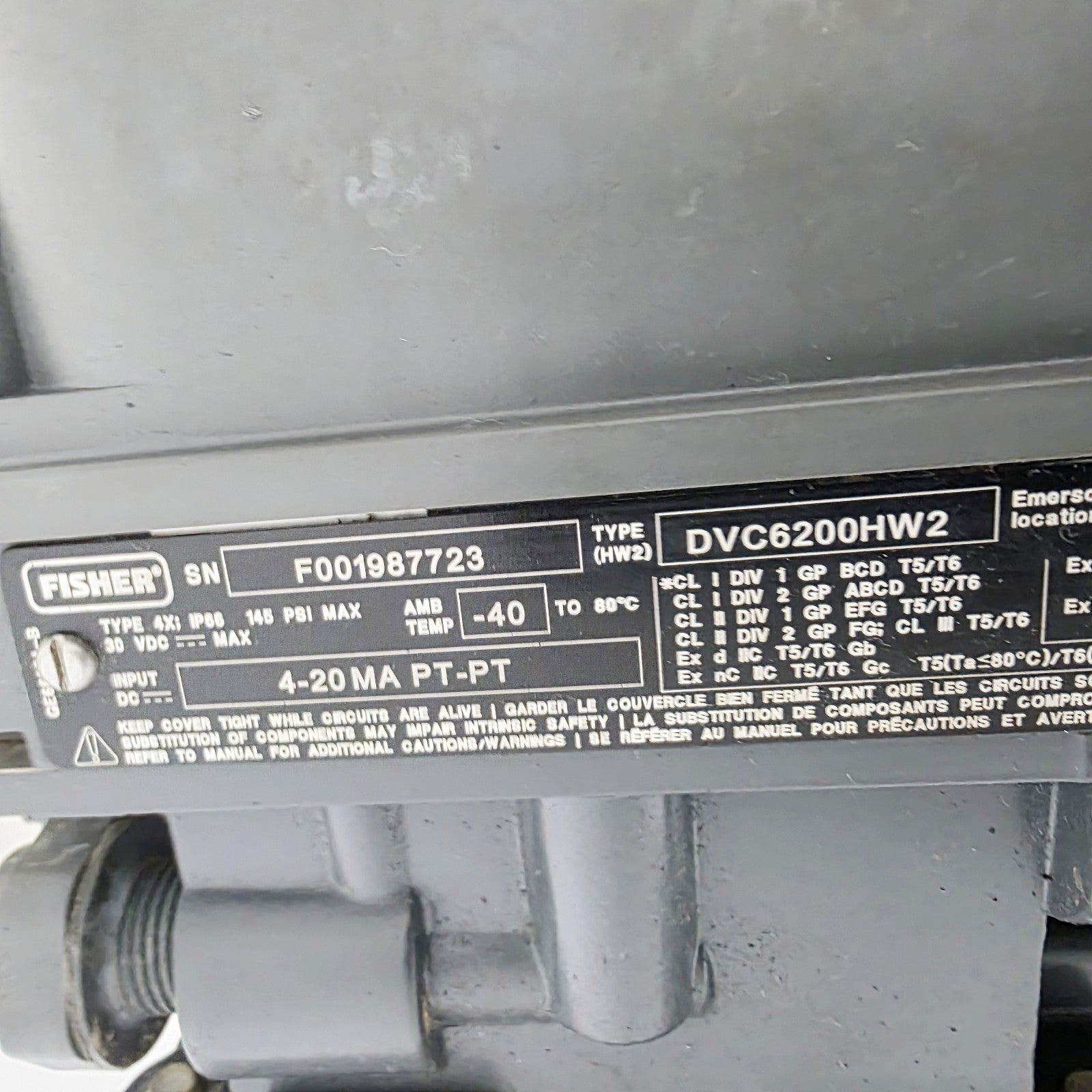 Fisher 8" V200 SER B Valve CL-150/300 CG8M With 2052 Size 2 Pneumatic Acuator