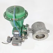 Fisher 8" V200 SER B Valve CL-150/300 CG8M With 2052 Size 2 Pneumatic Acuator