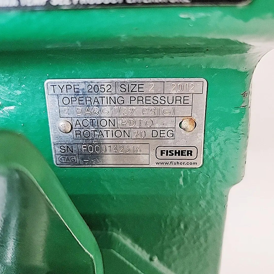Fisher 6″ V150 Vee-Ball Valve — CL150 w/ 2052 Size 2