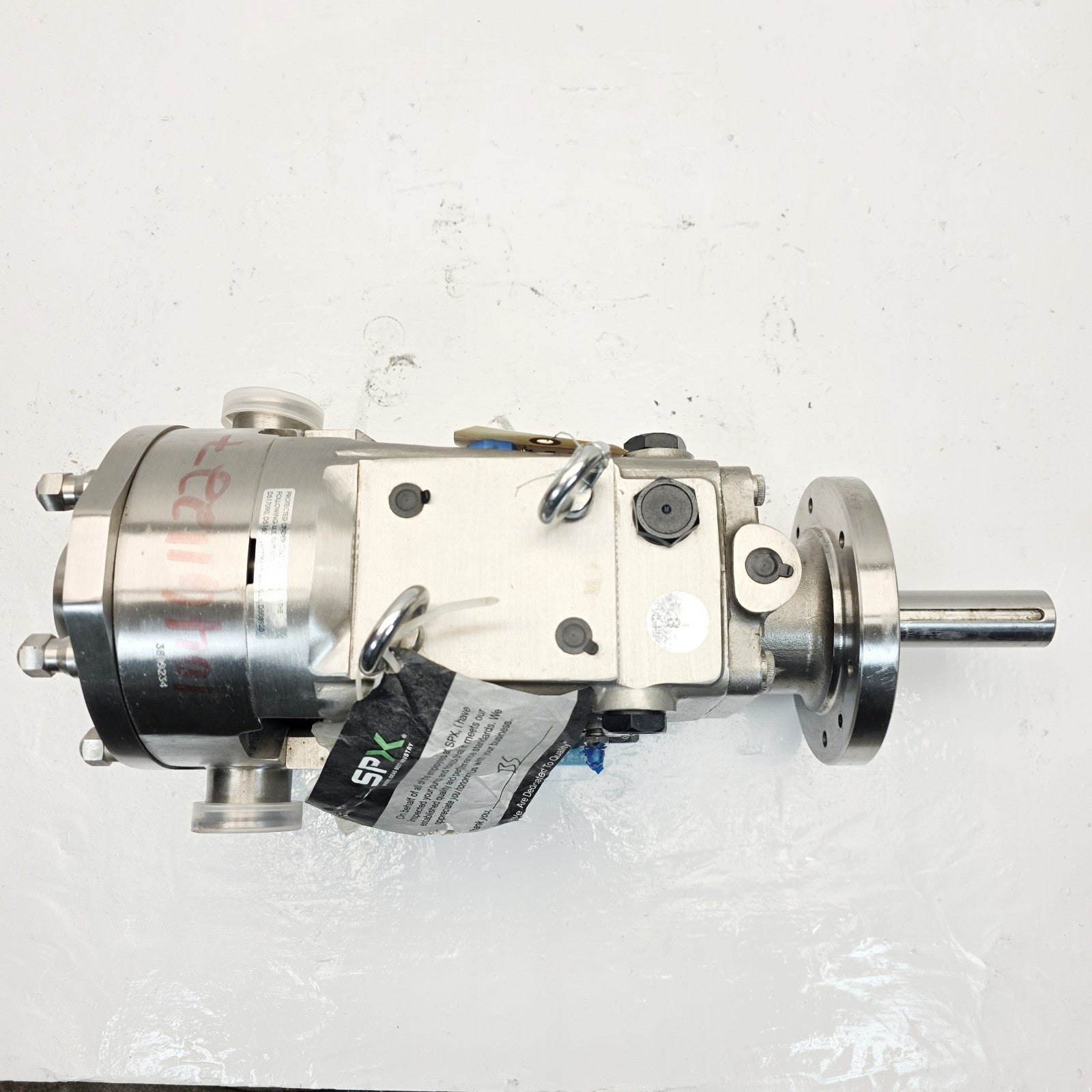 Waukesha Cherry-Burrell 4x4 220 U2 Rotary Lobe Pump 600 RPM