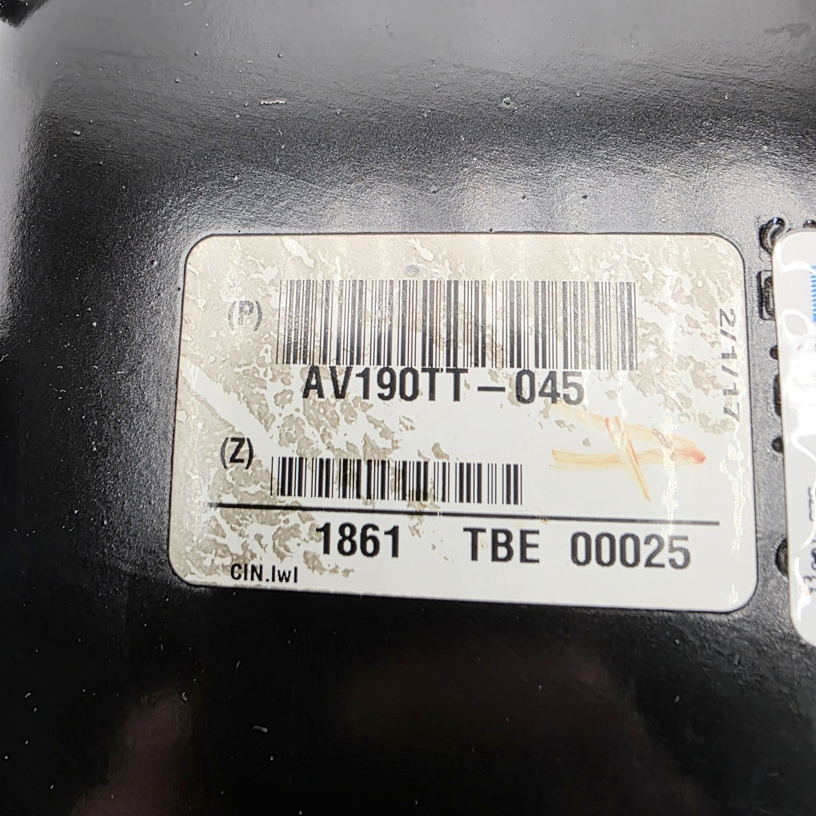 Tecumseh AV190TT-045-J7 Compressor 60 Hz, 460 V, 3 PH