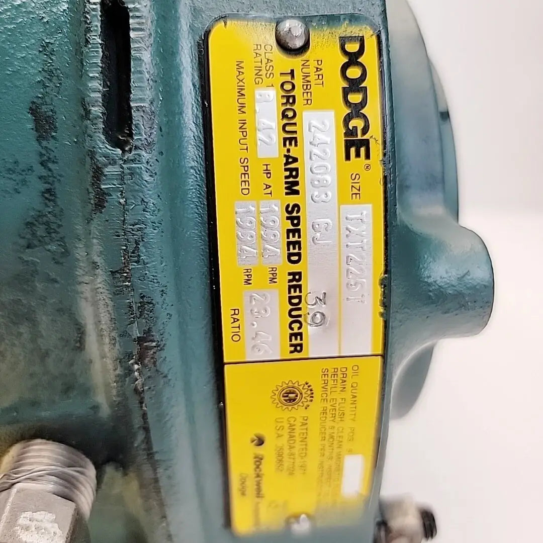 Dodge TXT225T Torque-Arm Reducer 23.46:1 — 242083-6J-39