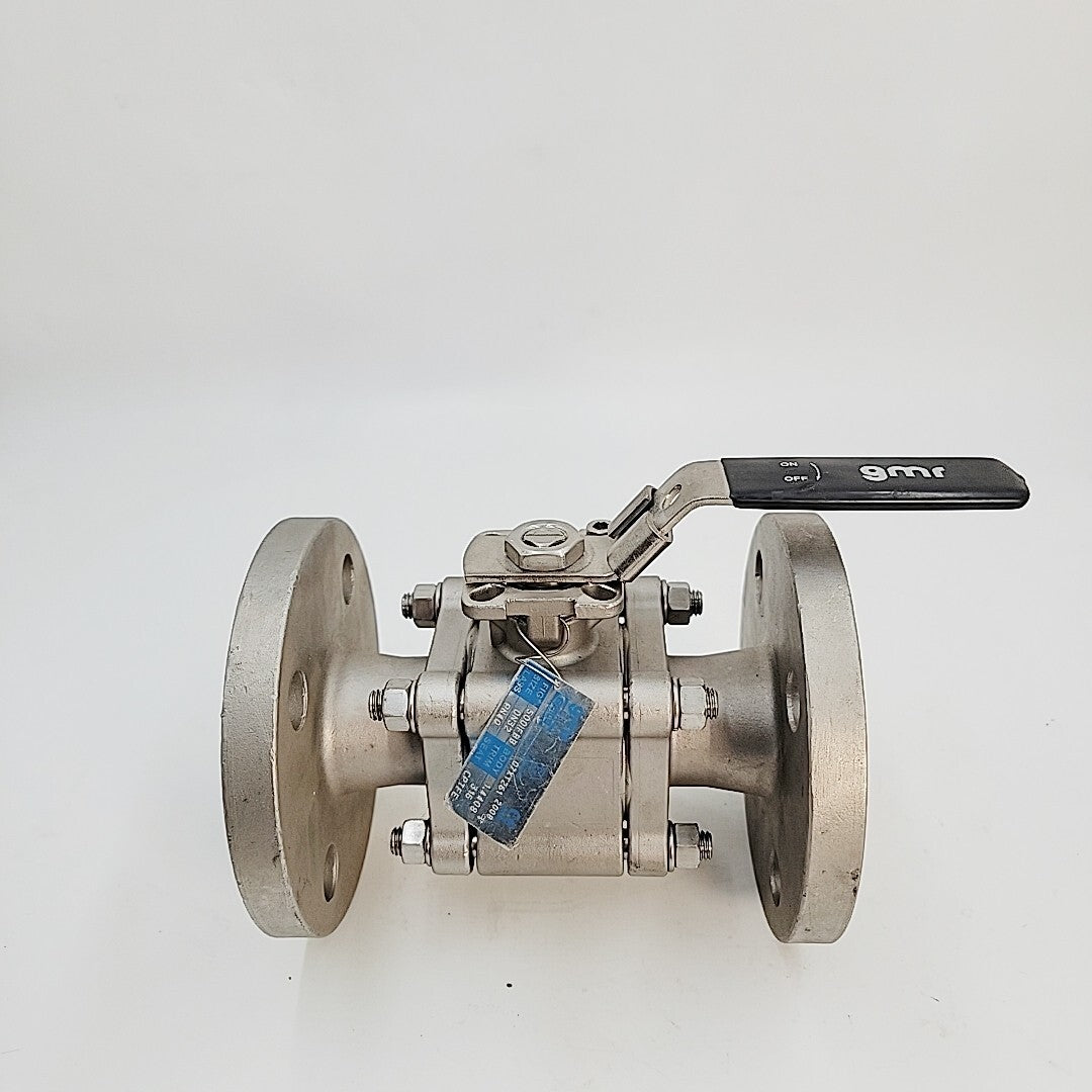 EMICO GMR 1-1/4" Flanged Ball Valve 316SS