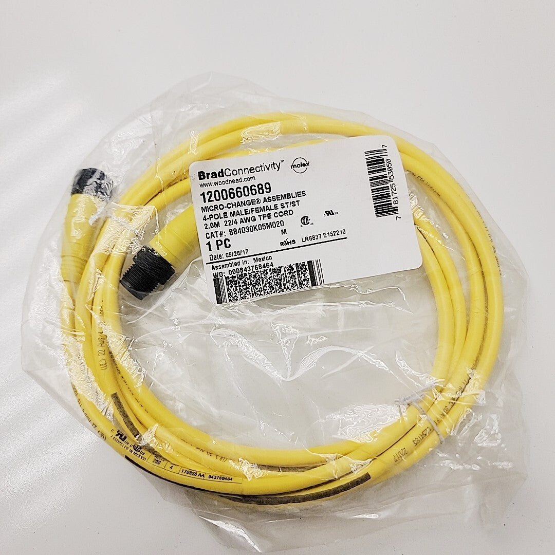 Brad Connectivity MOLEX 884030K05M020 Micro-Change Assembly Cable