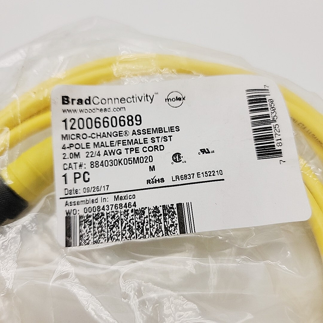 Brad Connectivity MOLEX 884030K05M020 Micro-Change Assembly Cable