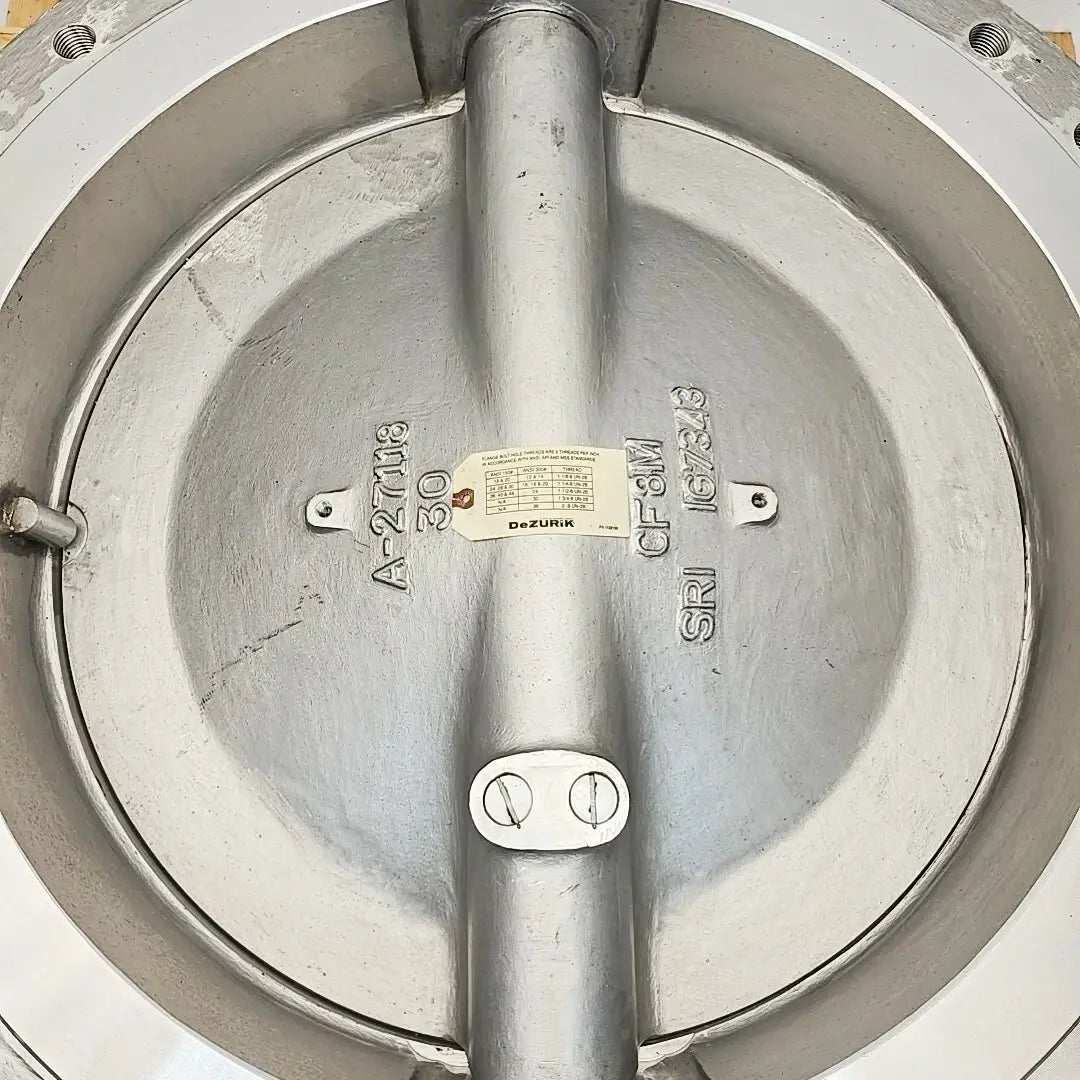 DeZURIK 30" BHP Class 150 Butterfly Valve CF8M