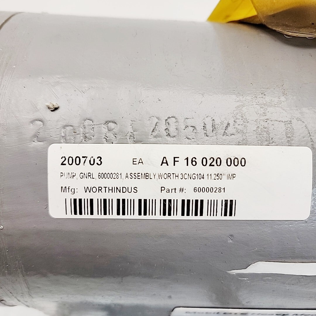 Worthington 3CNG104 4x3 End Suction Centrifugal Pump 11.25" Impeller