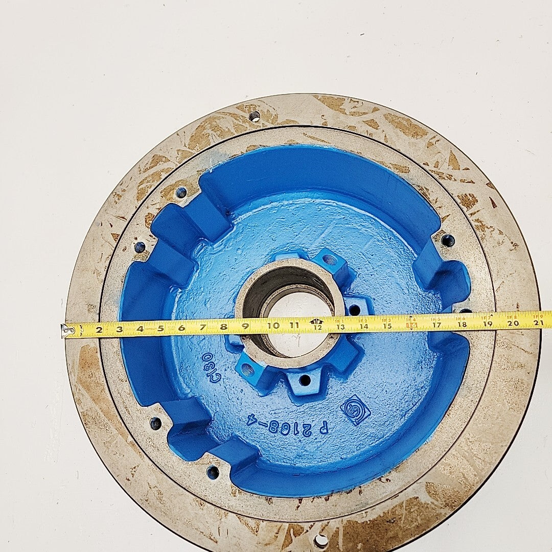 Goulds PWO stuffing box cover overall dimensions view