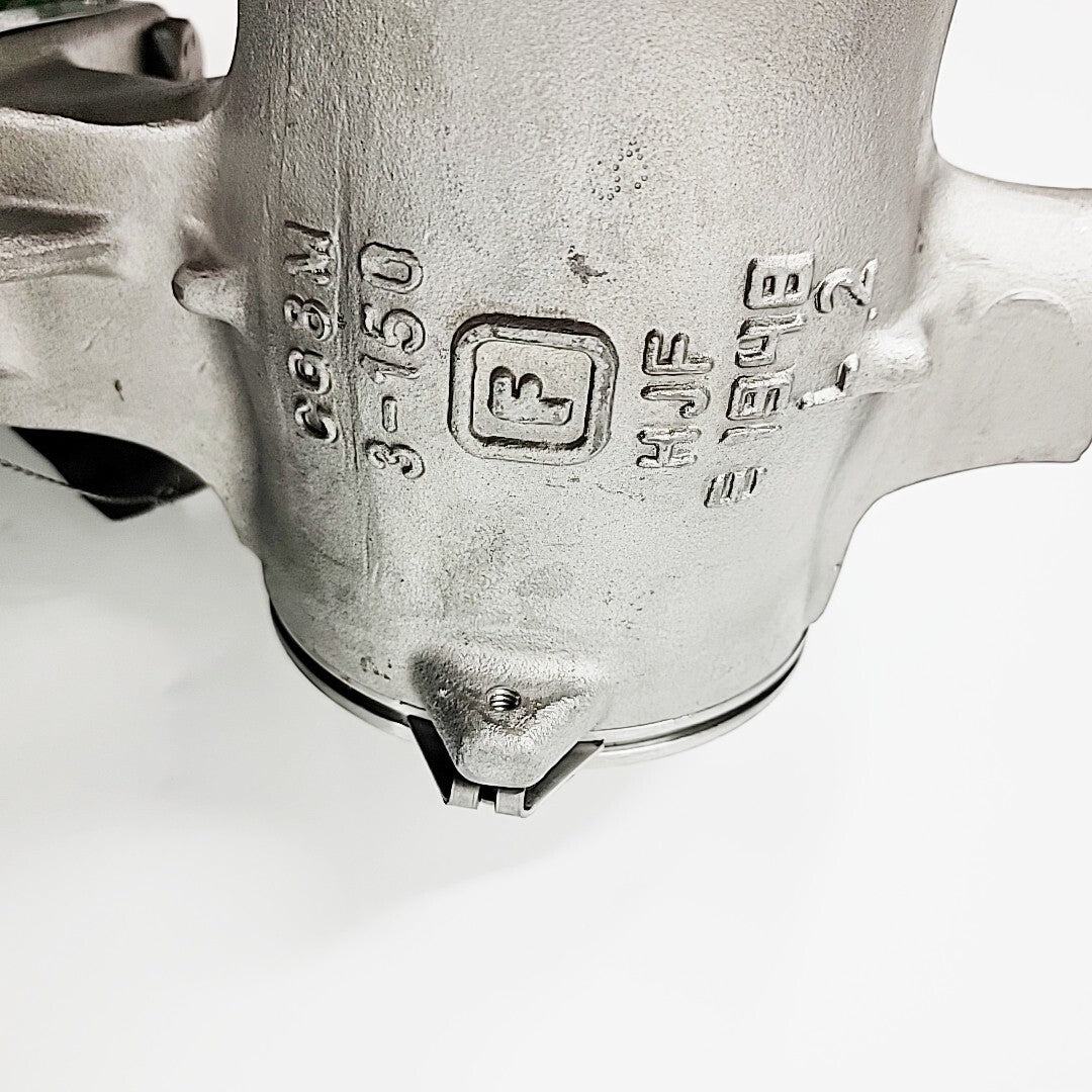 Fisher 3" V200 Ball Valve CL-150 With 2052 Size 1 Pneumatic Actuator