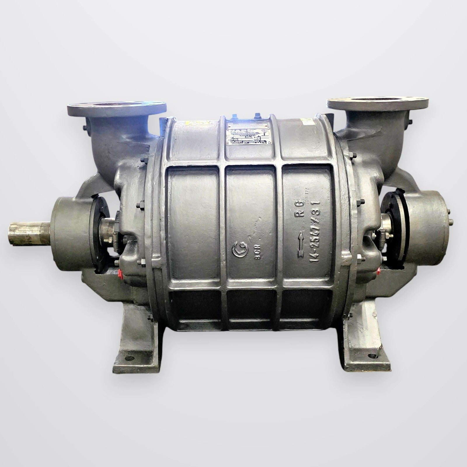 Nash CL 10001 liquid ring vacuum pump overall view