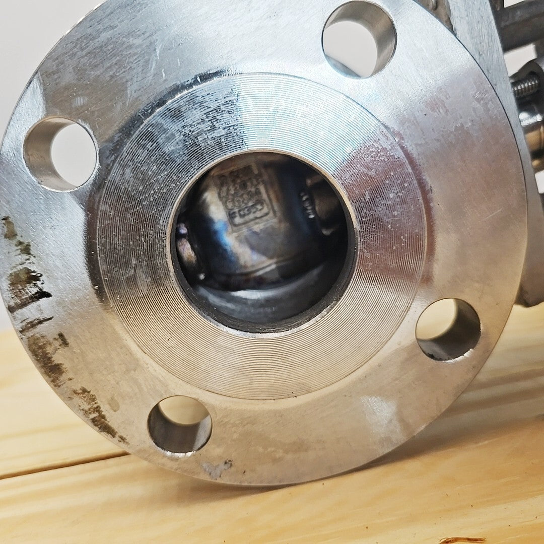 Dezurik VPB 2" valve body Class 150 317SS markings
