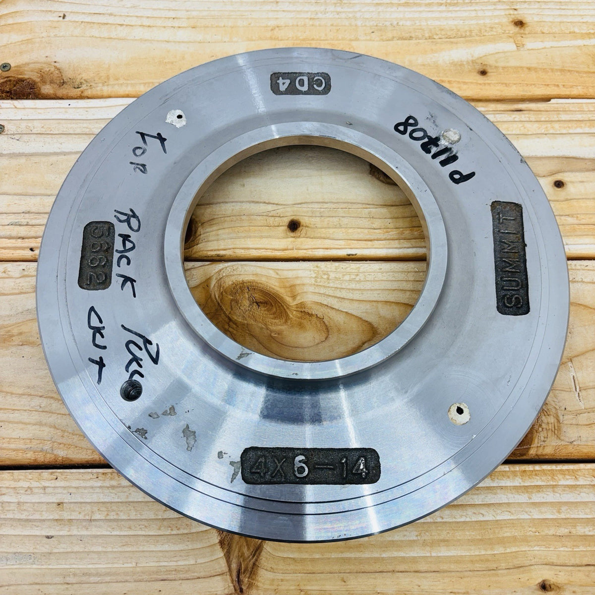 Summit Pump 5662 4x6-14 nameplate