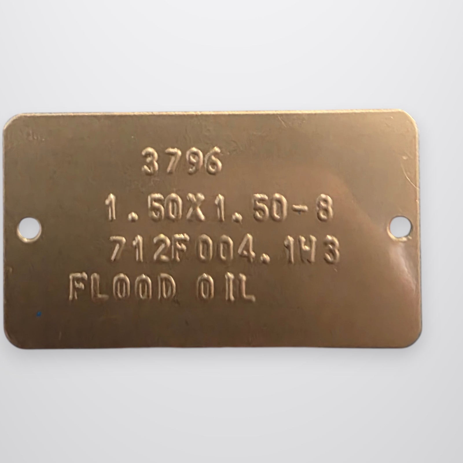 Goulds 3796 service tag from Total Equipment Company dated 1/16/24