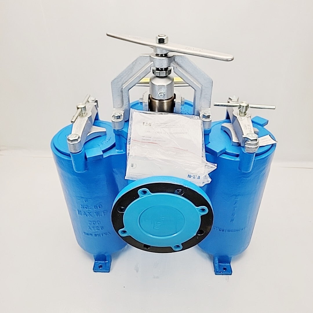 Eaton Model 50 6 Inch Duplex Basket Strainer overall view