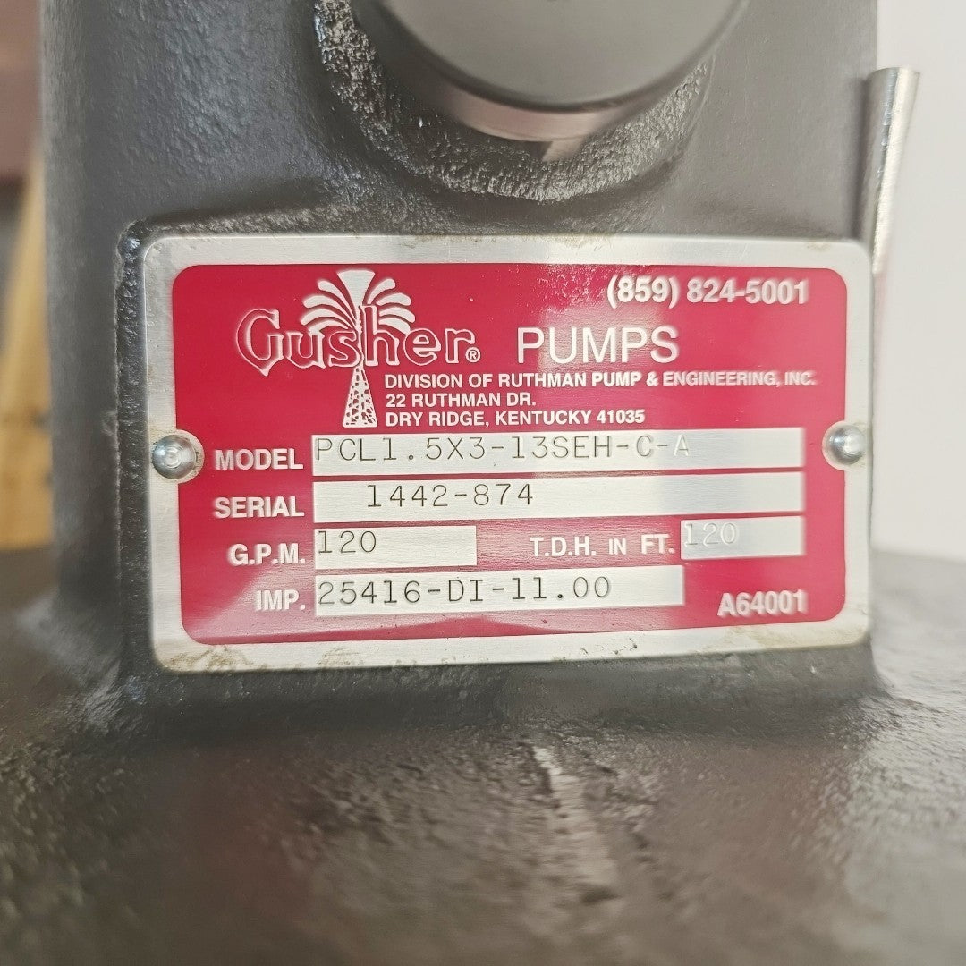 Gusher PCL1.5x3-13SEH-C-A impeller view