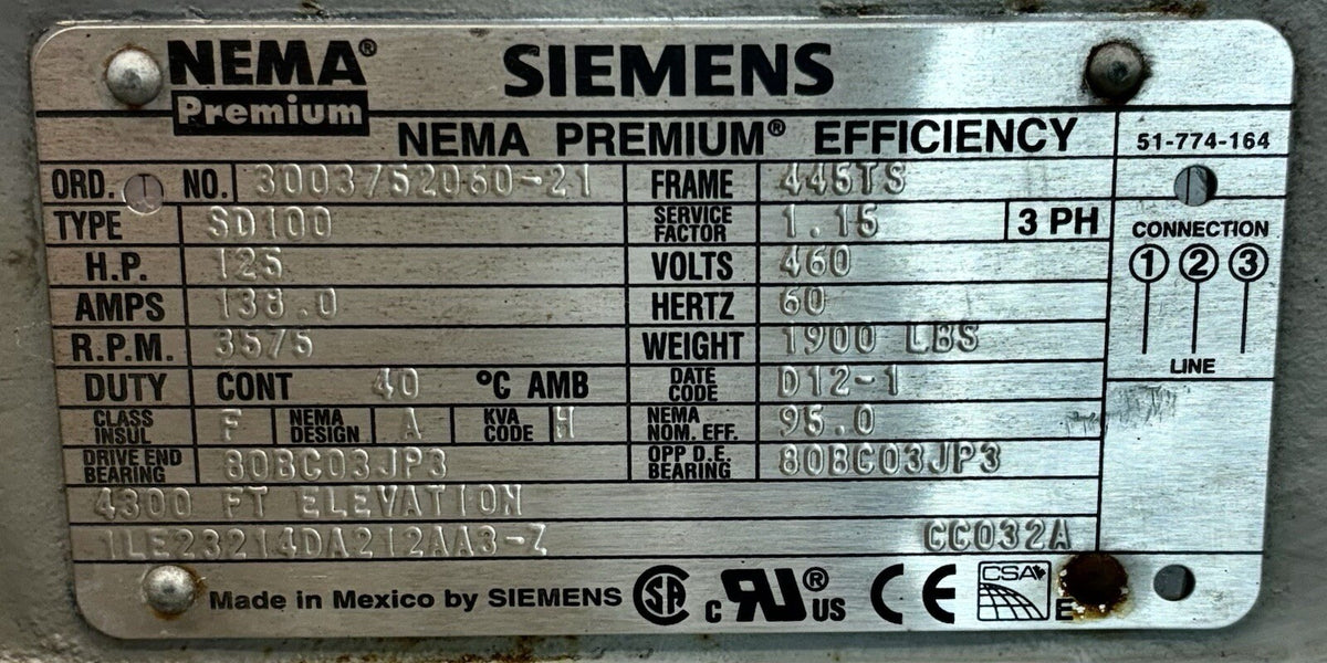 Sulzer Ahlstrom APT 22-3 6x3-11 data tag