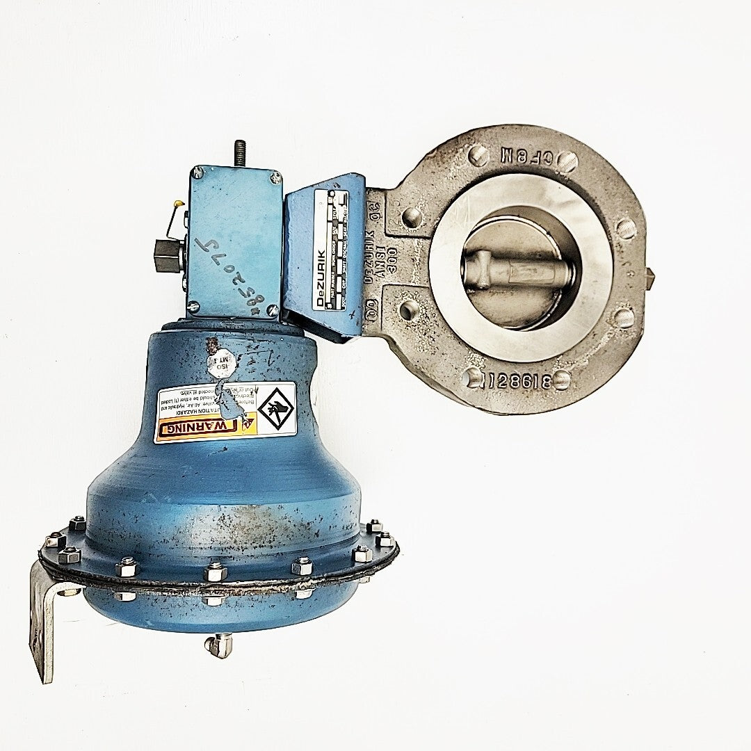 DeZurik BHP 4 in butterfly valve overall view