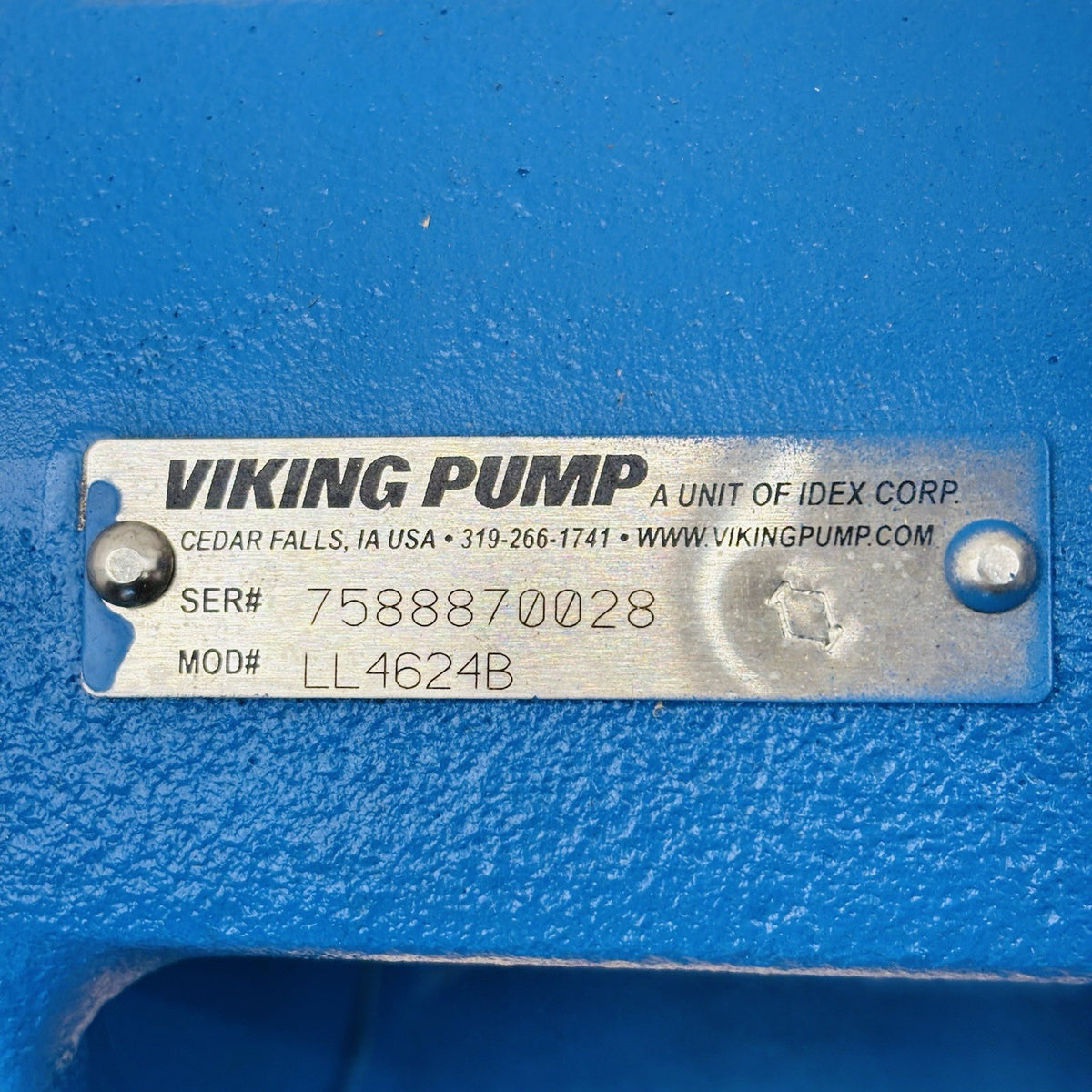 Viking LL4624B nameplate