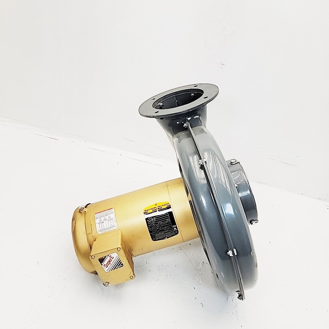 TTP Thermal Transfer heat exchanger mounted on blower