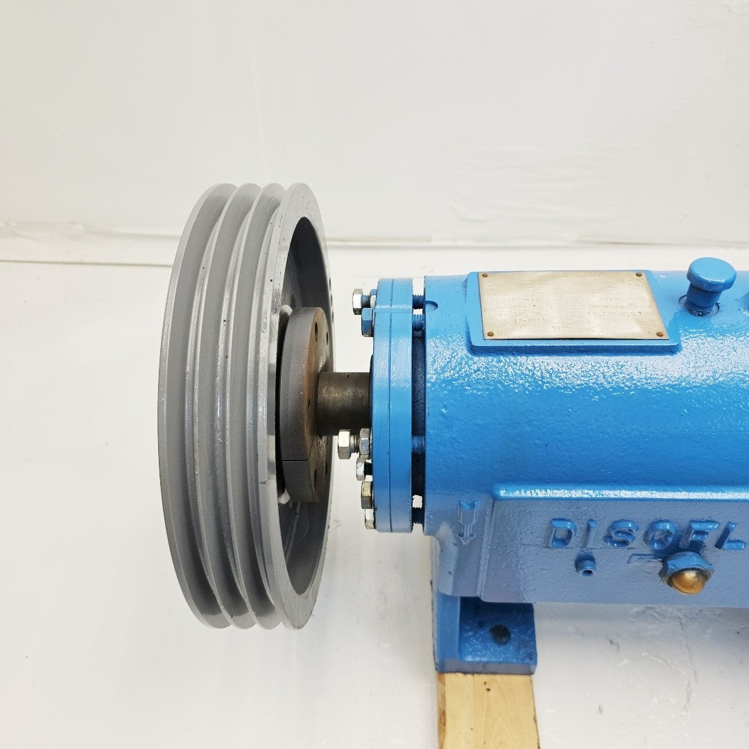 Discflo 604-17 nameplate detail