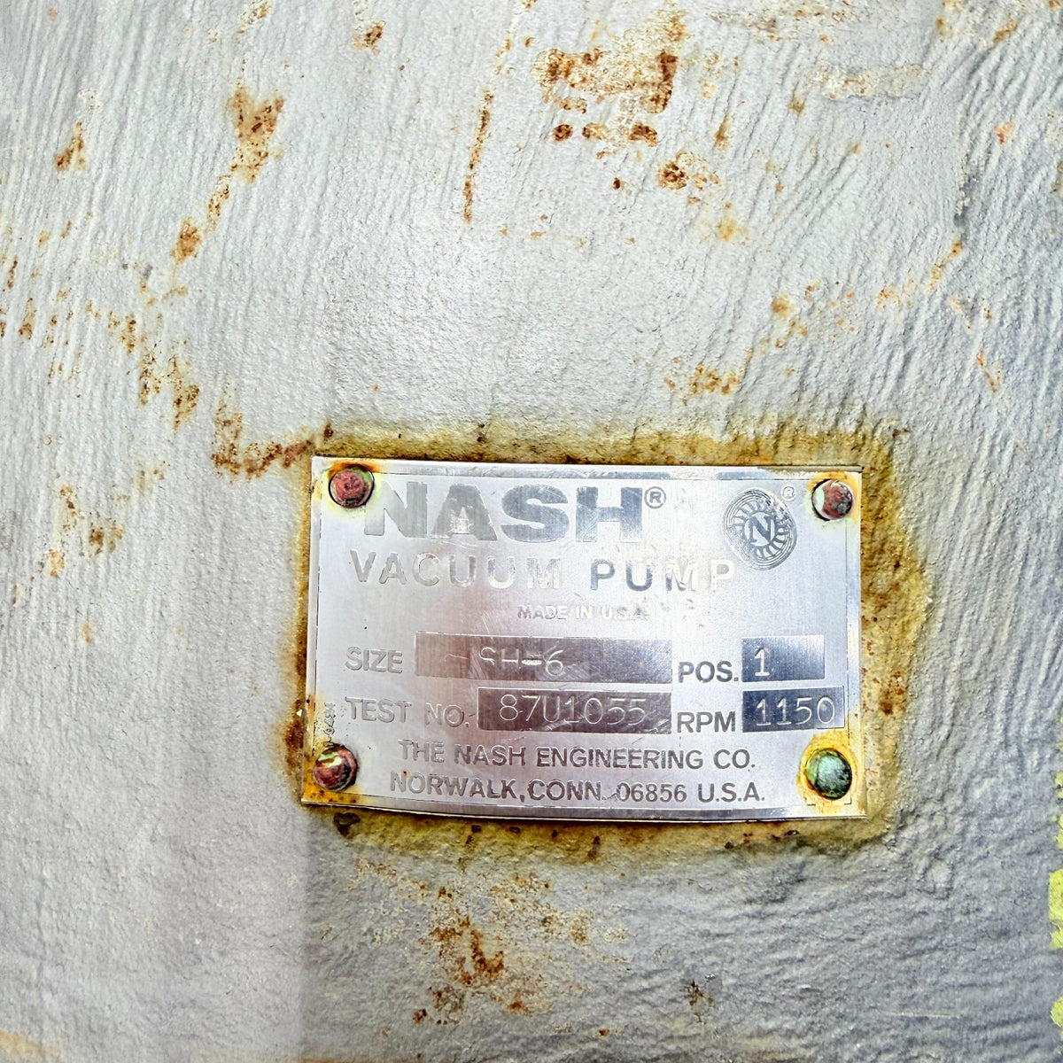 Nash SH-6 4 x 4 nameplate