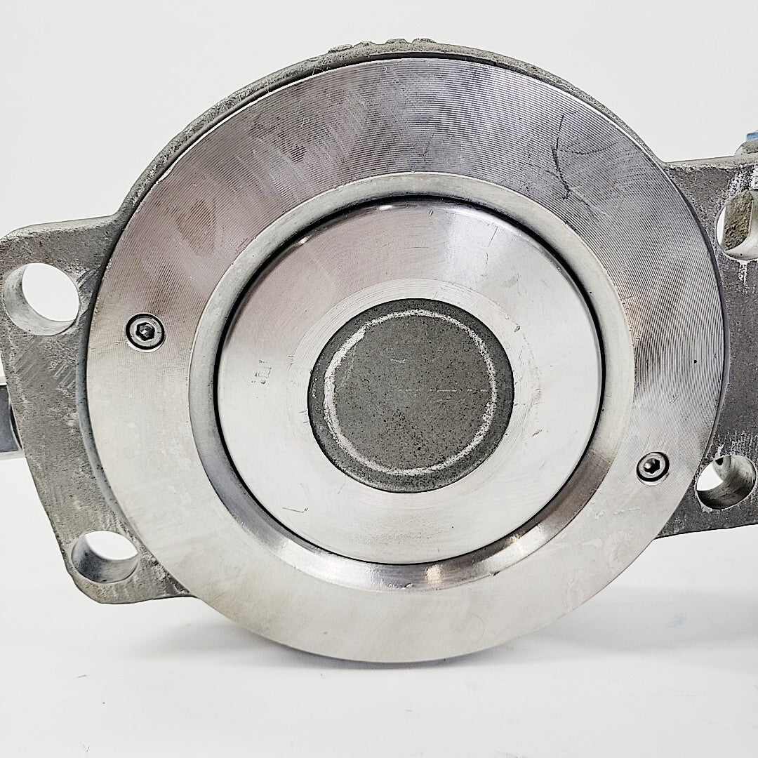 DeZurik BHP 5 in valve with PMV P5 positioner mounted