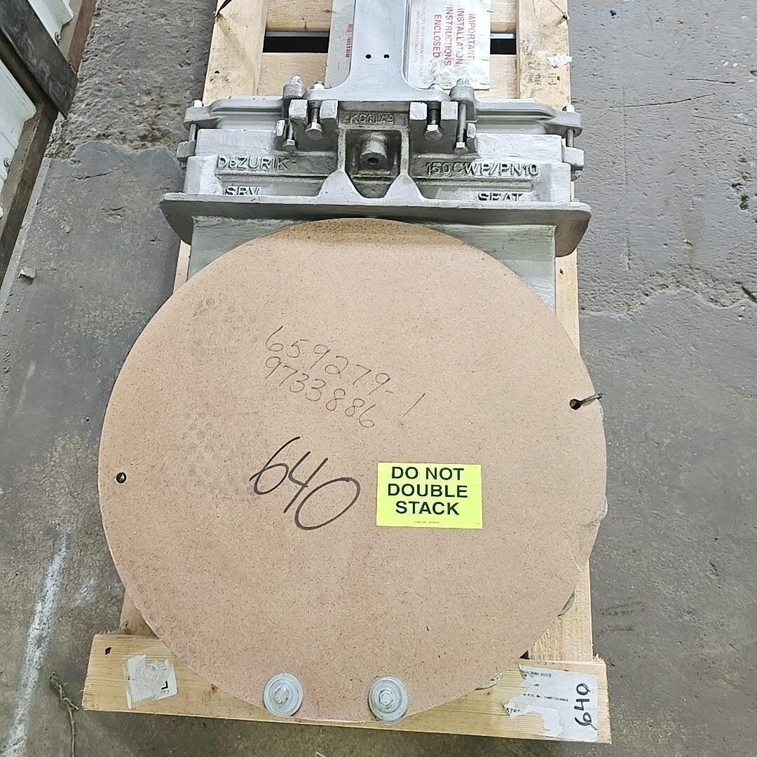 Dezurik KGC 18" pneumatic actuator close-up