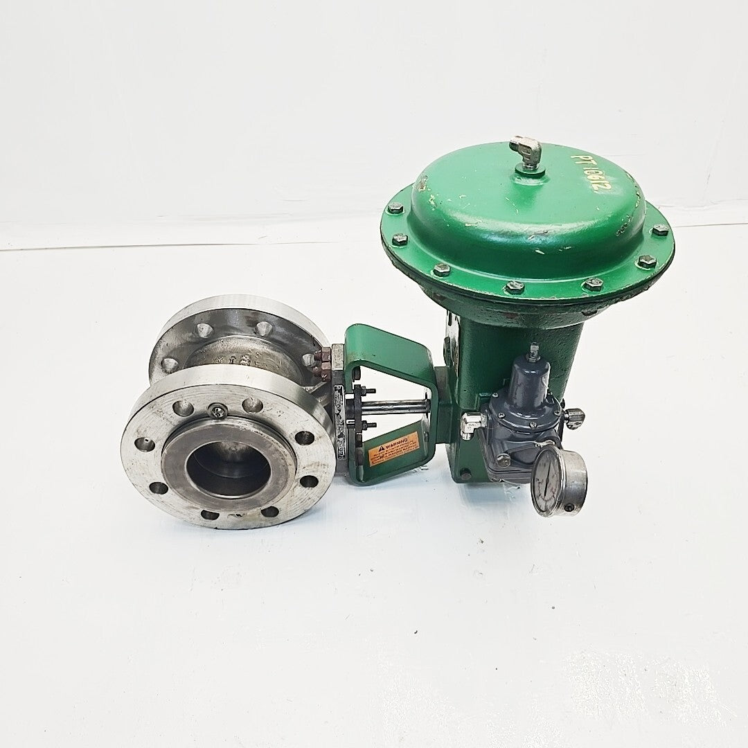 Fisher V300 4" V300 Control Valve CG8M With 1052 Size 33 Pneumatic Actuator