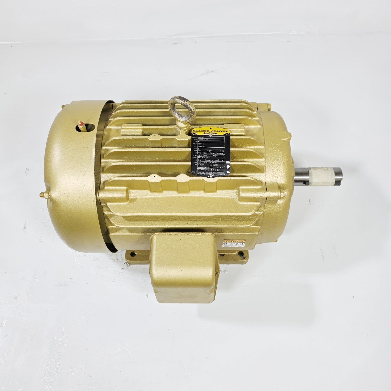 Baldor Reliance EM2333T frame and fan cover