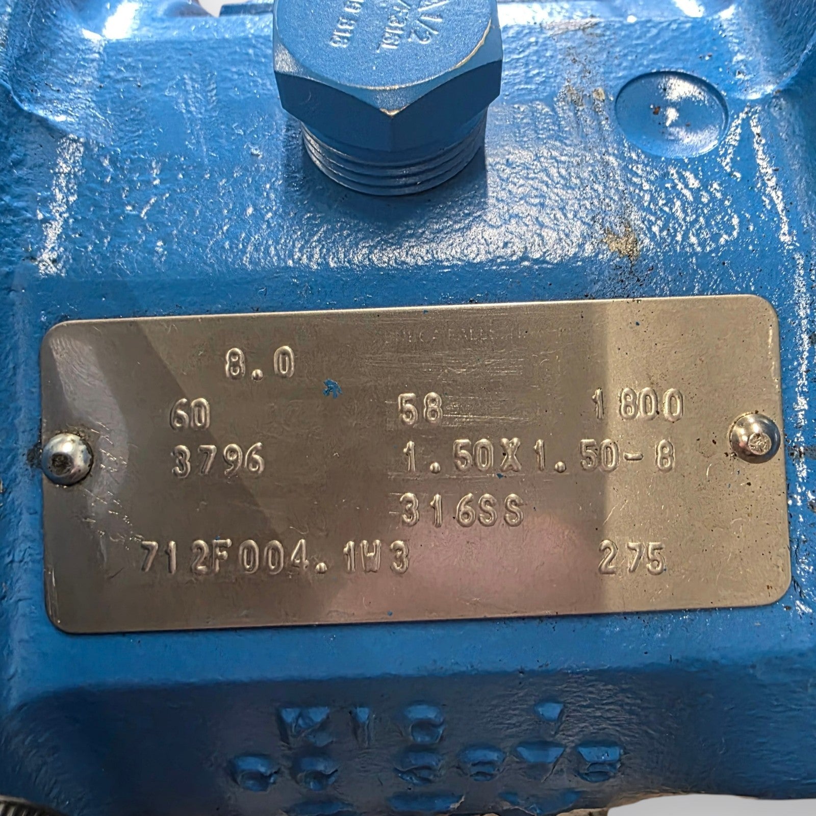 Goulds 3796 discharge flange detail