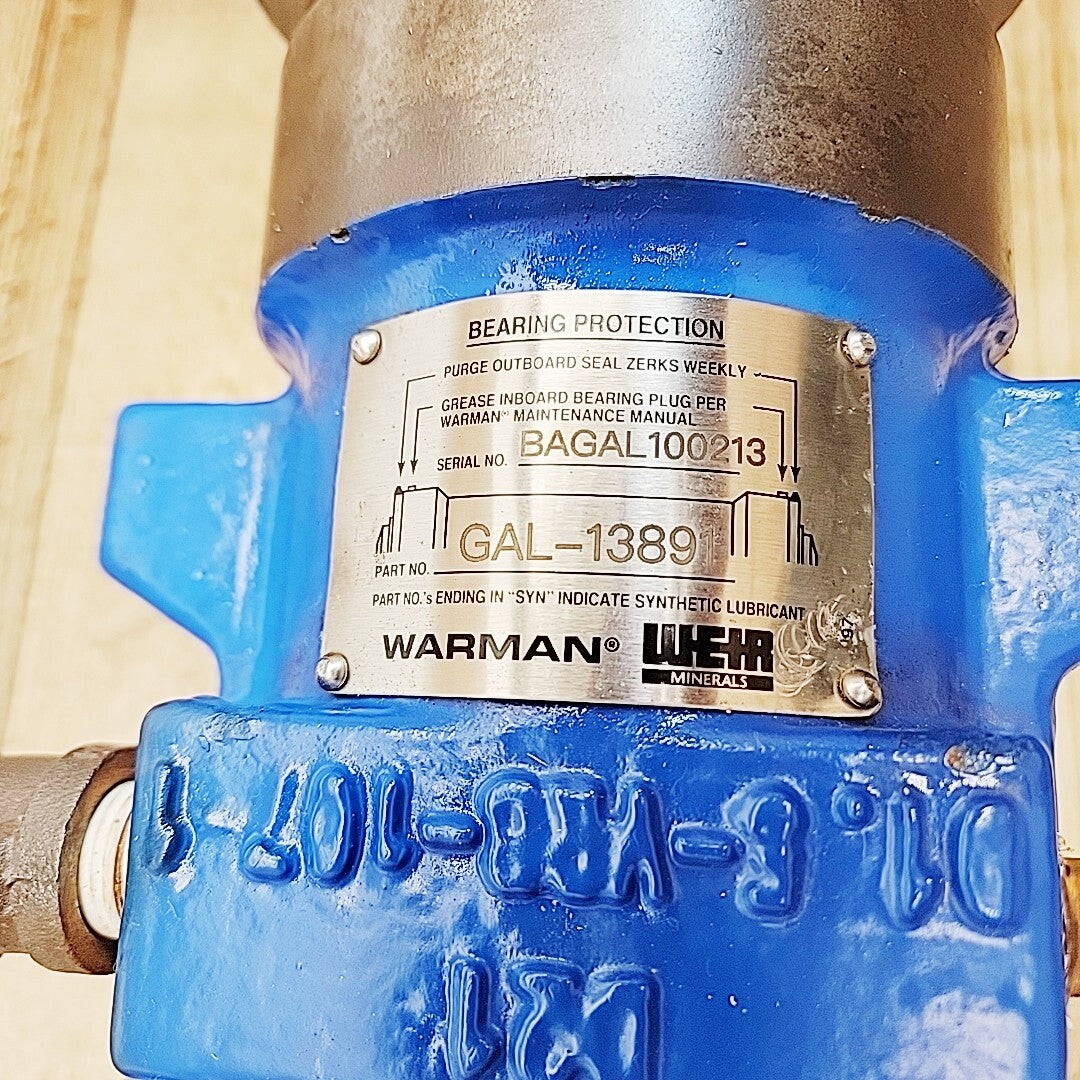 Warman GAL-1389 shaft assembly view